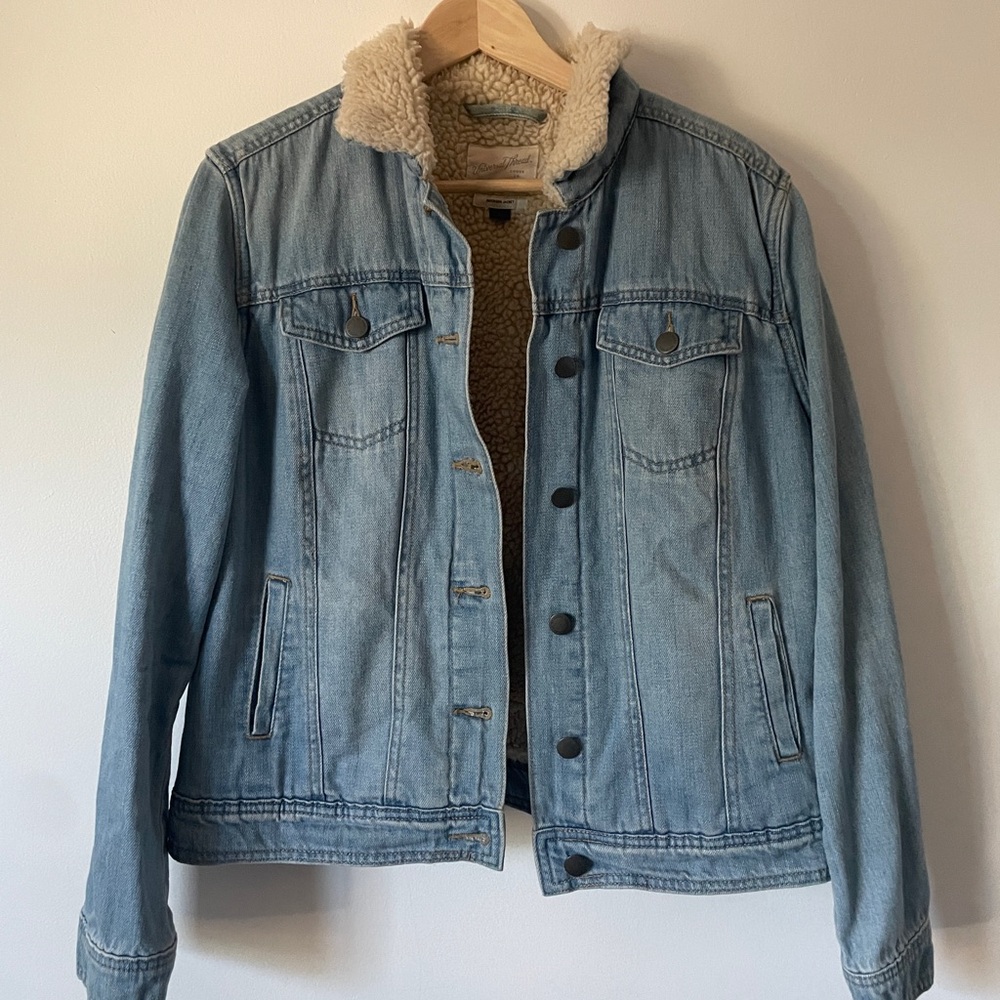 Universal Thread Sherpa Jean Jacket - image 1